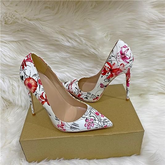 Veowalk Flowers Stiletto Pumps