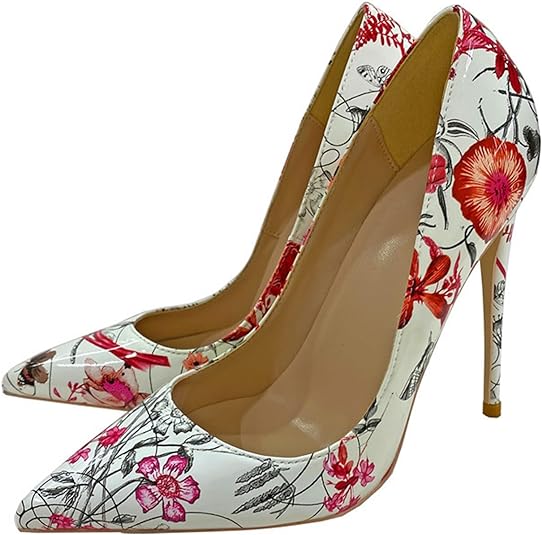 Veowalk Flowers Stiletto Pumps